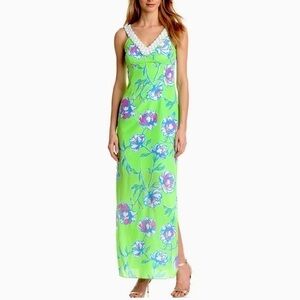 Lilly Pulitzer Maxi Dress Harwin New Green